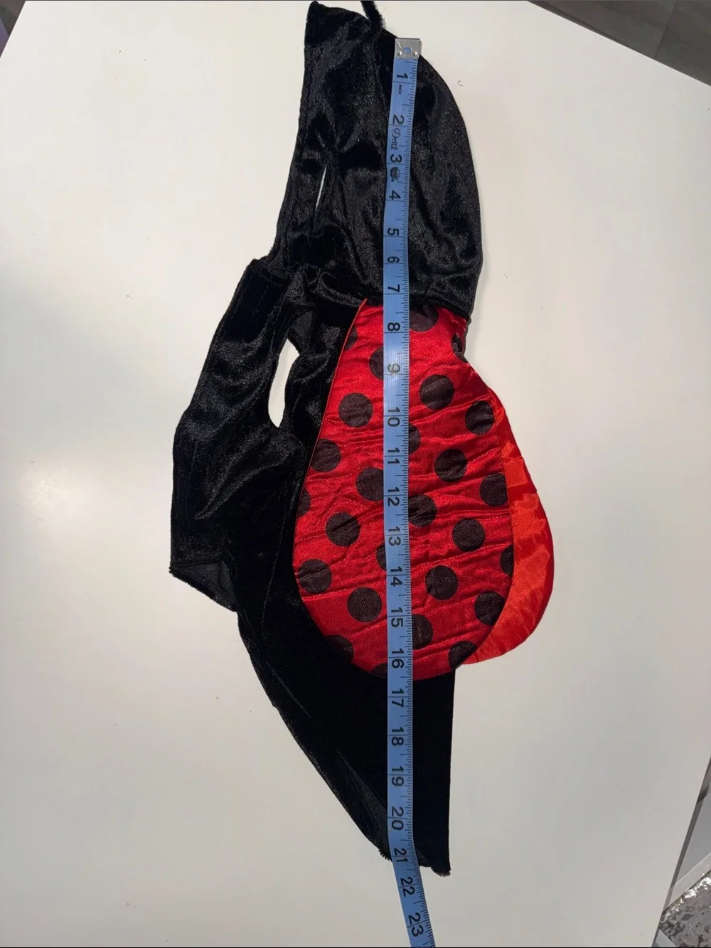 Ladybug Dog Hooded Cape - Red & Black Pet Costume